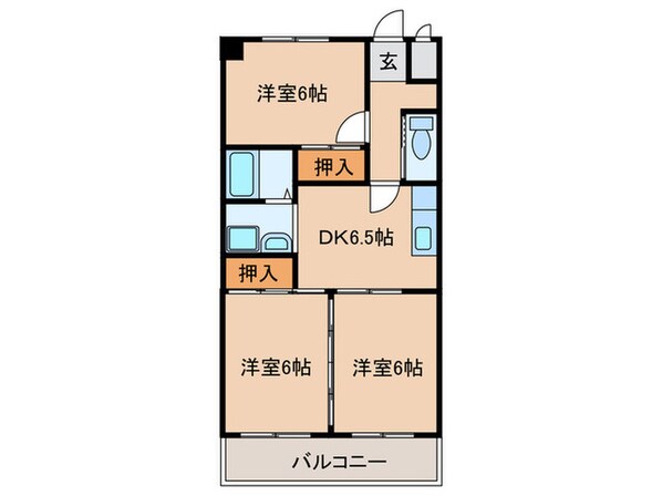 メゾンパトラージュの物件間取画像